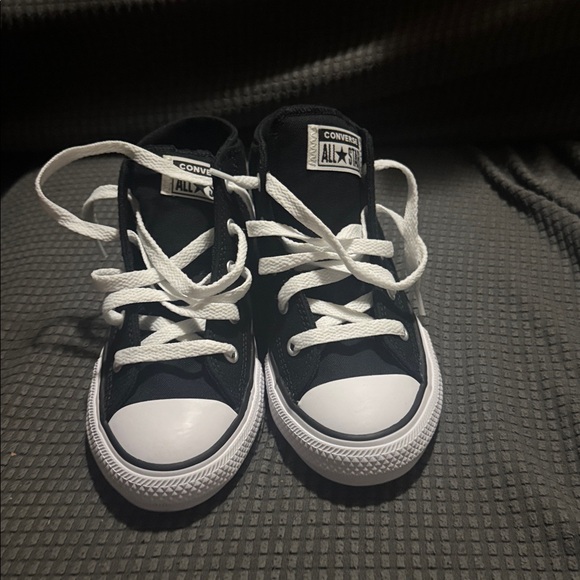 Converse Classic Black and White High-Tops - Picture 1 of 7